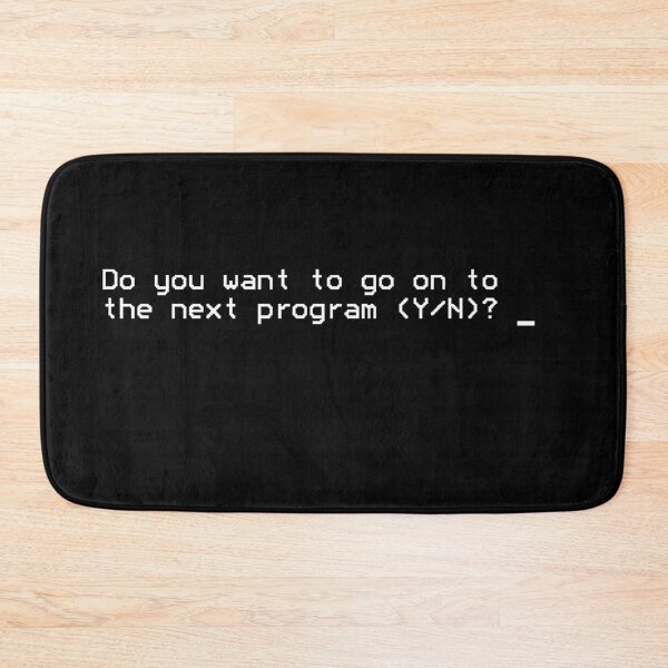 Item preview, beebthings Do you want to go on to the next program (Y/N)? designed and sold by Beeb Things.