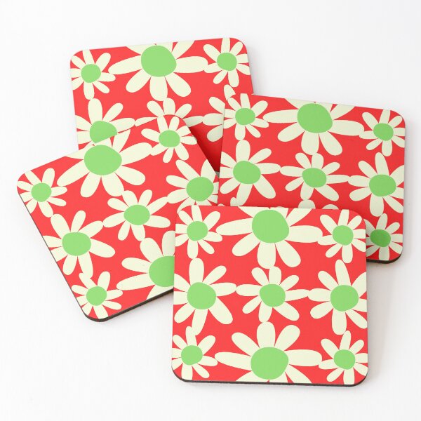 Item preview, Red Holiday Floral Pattern Design by Christie Olstad designed and sold by Christie Olstad.