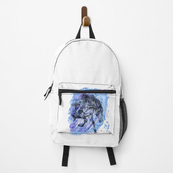 Item preview, Cool colourful horse in watercolour and graphite designed and sold by GJ Art Studios.