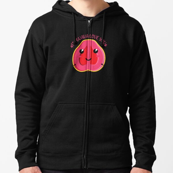 Im Guava Love You Kawaii Guava Zipped Hoodie