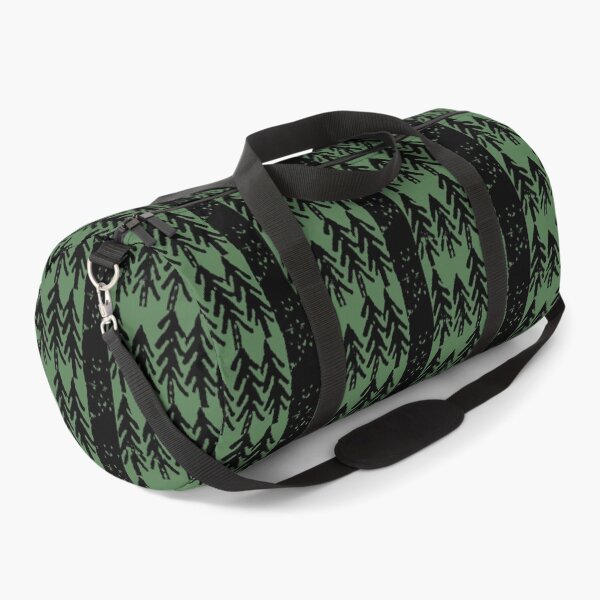 deep in the forest | trees | forest | the great outdoors | nature | climate change | adventure | graphic design | mountains | rivers | explore | Duffle Bag