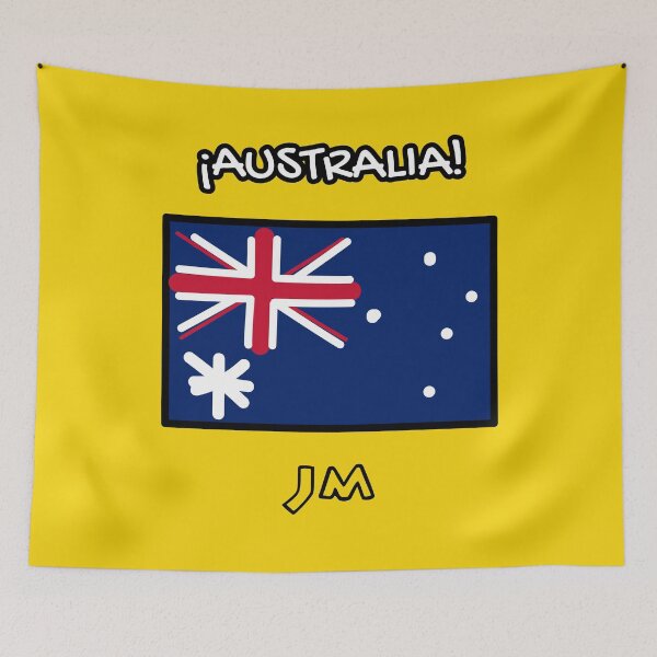 Item preview, Australian Flag Drawn designed and sold by jesumedina.