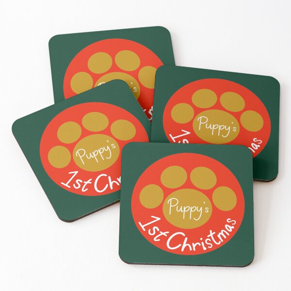 Item preview, Puppy's 1st Christmas designed and sold by janeynic.