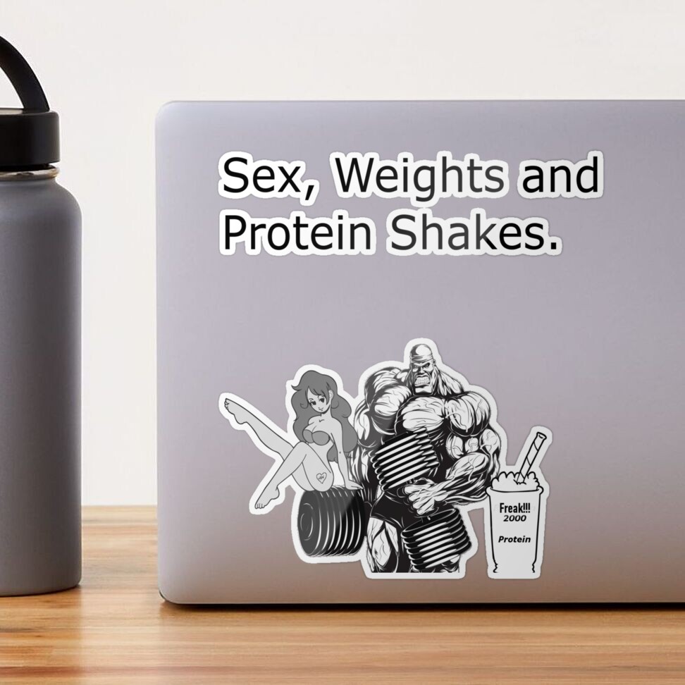 FB Sex Weights and Protein Shakes Gym Bodybuilding Ladies Tee - Eat Cl -  Sex Weights and Protein Shakes Ⓡ