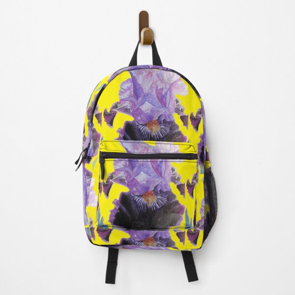 Item preview, Iris Watercolor Painting - on Yellow designed and sold by Sarah  Rajkotwala.