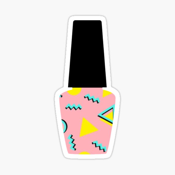 80s Nail Polish #3 Sticker