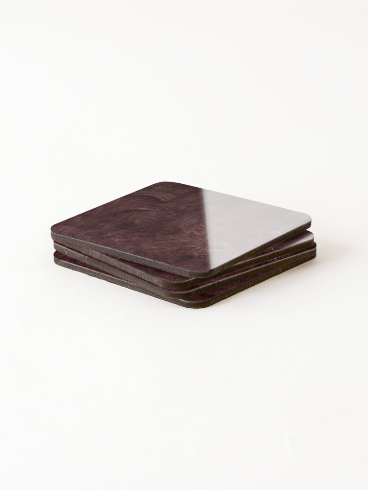 Thumbnail 4 of 5, Coasters (Set of 4), Ruby Wood designed and sold by PatternTree.
