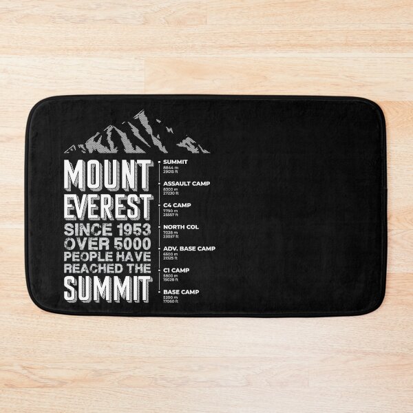 Item preview, Mount Everest with heights to summit designed and sold by DarkoMDesign.