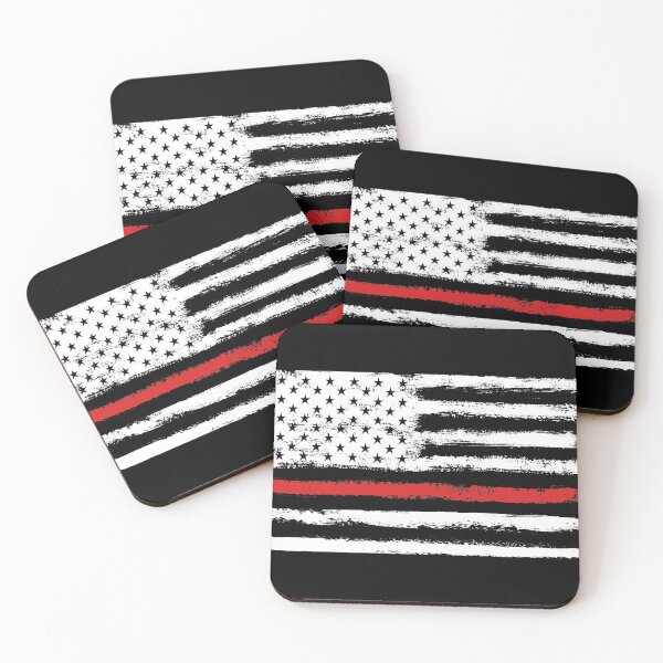 Item preview, Firefighter Red Line American Flag designed and sold by berenger04.