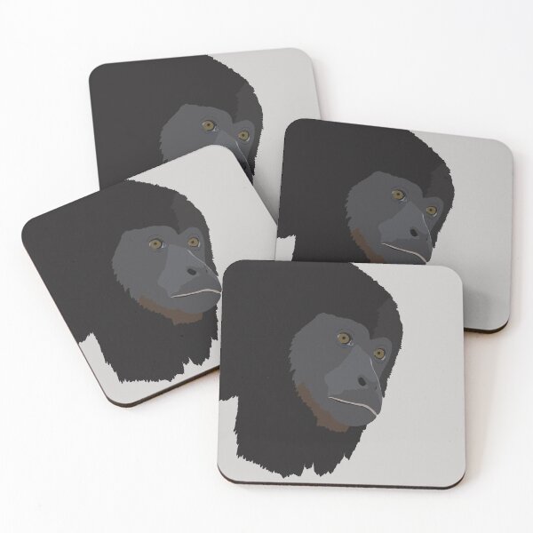 Item preview, Black Howler Portrait designed and sold by CovertlyMade.
