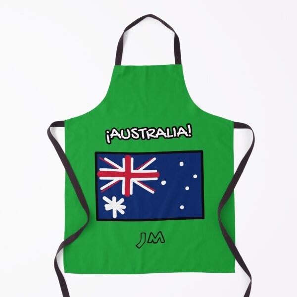 Item preview, Australia Flag Drawn Green designed and sold by jesumedina.