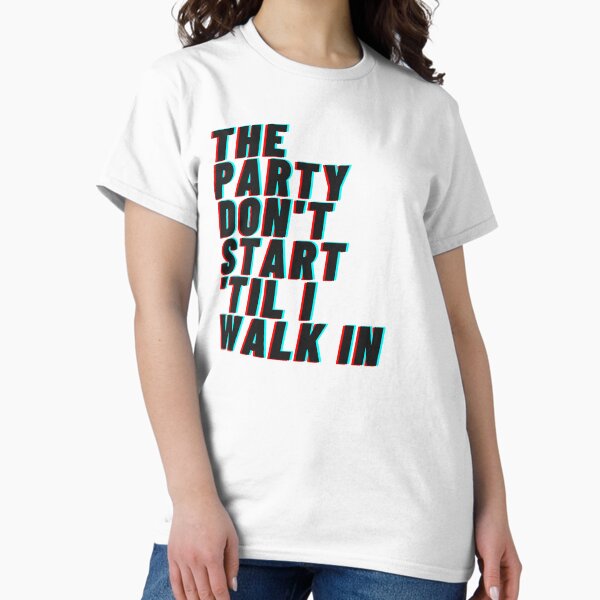 Item preview, The Party Dont Start Til I Walk In Kesha Party Themed Art Print designed and sold by BleeArtwork.