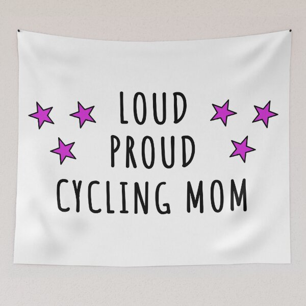 Item preview, Loud. Proud. Cycling mom designed and sold by TheGreenGoat.
