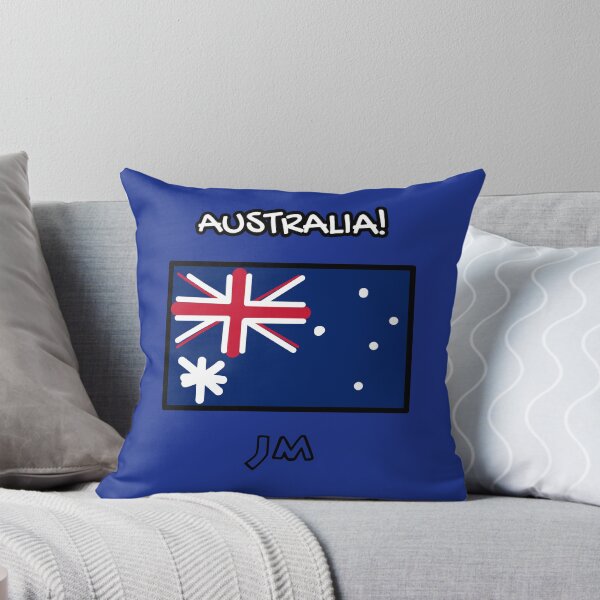 Item preview, Australia Flag Drawn Blue designed and sold by jesumedina.