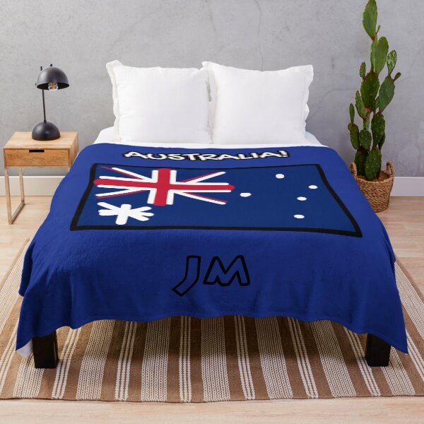 Item preview, Australia Flag Drawn Blue designed and sold by jesumedina.