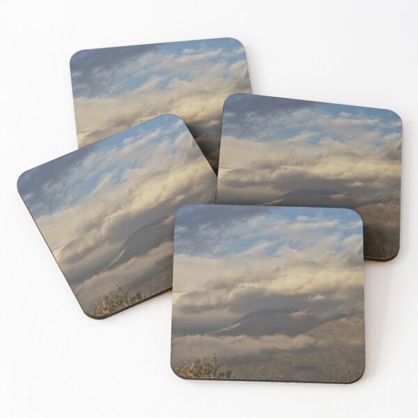Item preview, mountain with snow in half cloud cover designed and sold by Sergio Roberto Peña y Lillo Lonconao.
