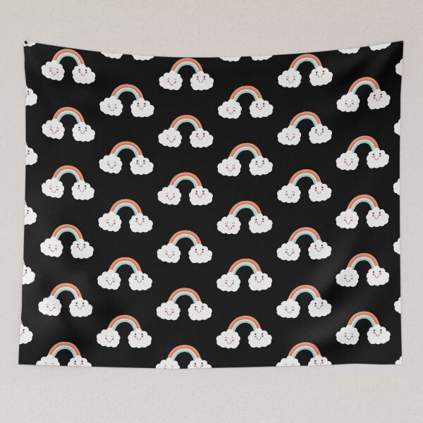 Item preview, Super cute happy clouds designed and sold by jazzydevil.
