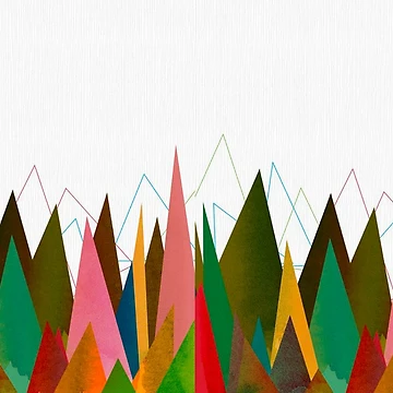Artwork thumbnail, Abstract Mountain Ranges by MarcSabuncu