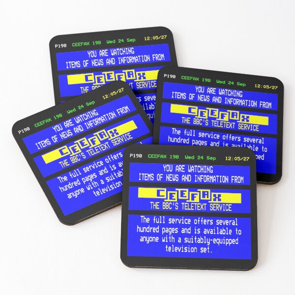 Item preview, beebthings Pages From Ceefax designed and sold by Beeb Things.