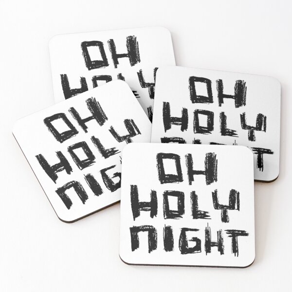 Item preview, Oh Holy Night Hand Lettering designed and sold by badlydrawnbabe.