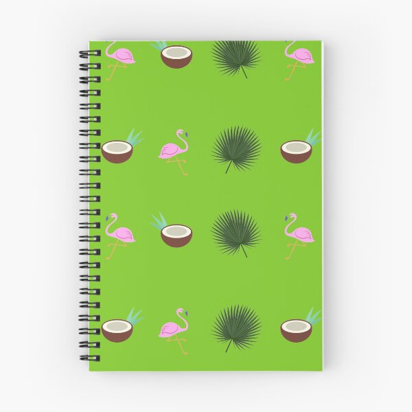 Item preview, Tropical flamengo leaves coconut green bacground designed and sold by oxoxoxo.