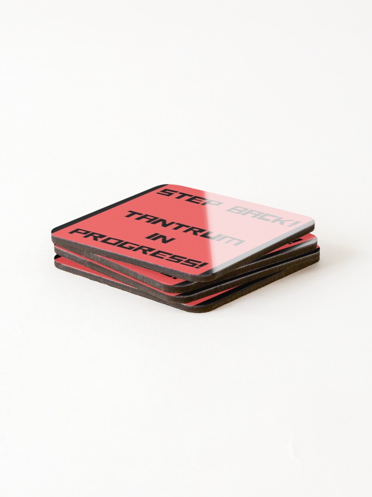 Thumbnail 4 of 5, Coasters (Set of 4), Step Back! designed and sold by Mamalia.