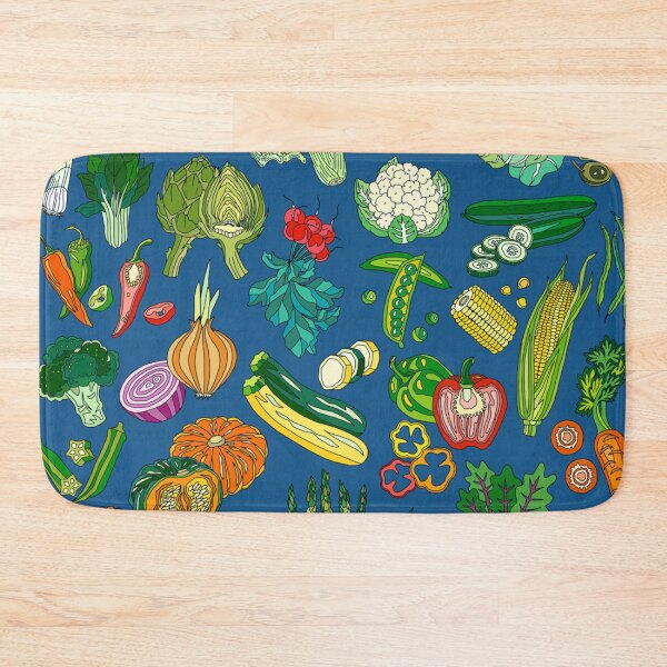 Item preview, Get Veggies in Blue designed and sold by m-lapino.
