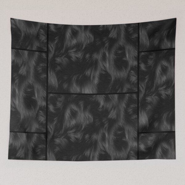 Item preview, Black Grey Fur Texture  designed and sold by Autographix.