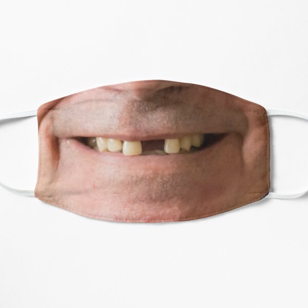Funny old man Missing Teeth smile for dad face Mask Funny old man Missing Teeth smile for dad face Mask