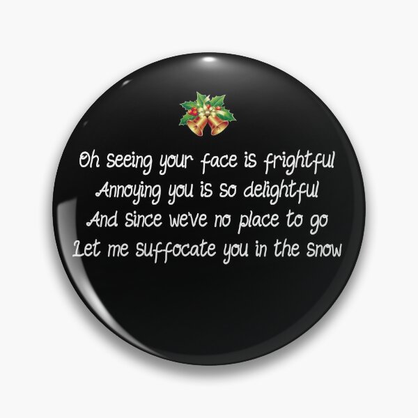 Item preview, Aggressive XMas Carol (Black) designed and sold by art-in-a-bottle.