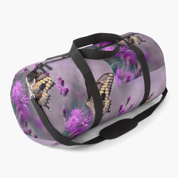 Item preview, Beautiful Butterfly Pollinating a Purple Flower designed and sold by EarthArtDesigns.