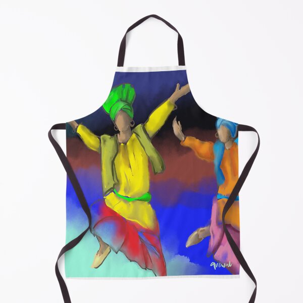 Item preview, Bhangra Dancers 2 designed and sold by Sukhpal Grewal Ethnic Art.