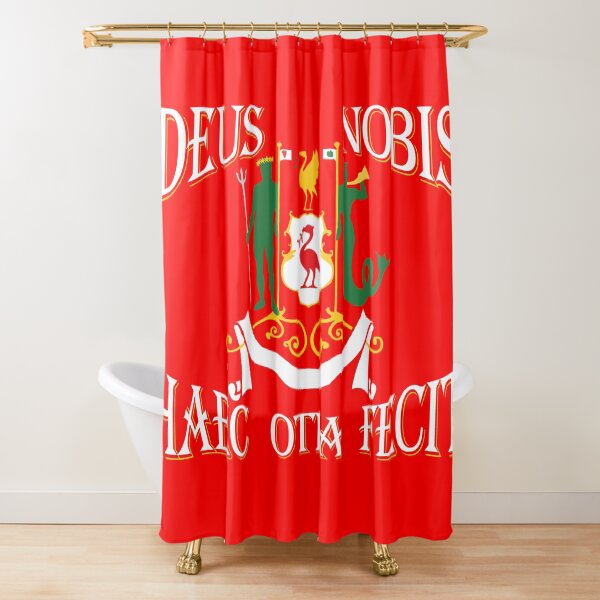 Deus Nobis Haec Otia Fecit Shower Curtain