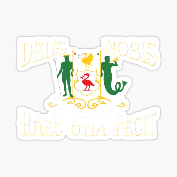Deus Nobis Haec Otia Fecit Sticker