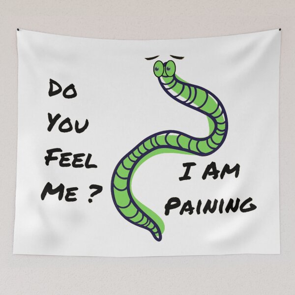Item preview, worm pain designed and sold by RoaaMagic.