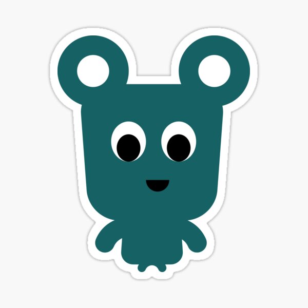Item preview, cute blue cartoon bear designed and sold by LifeAsGeneration Z.