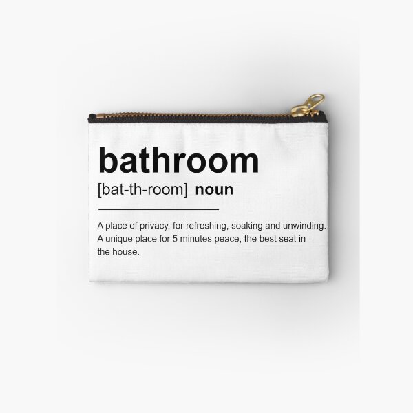 Item preview, Funny Bathroom Definition designed and sold by Andrea Lina.