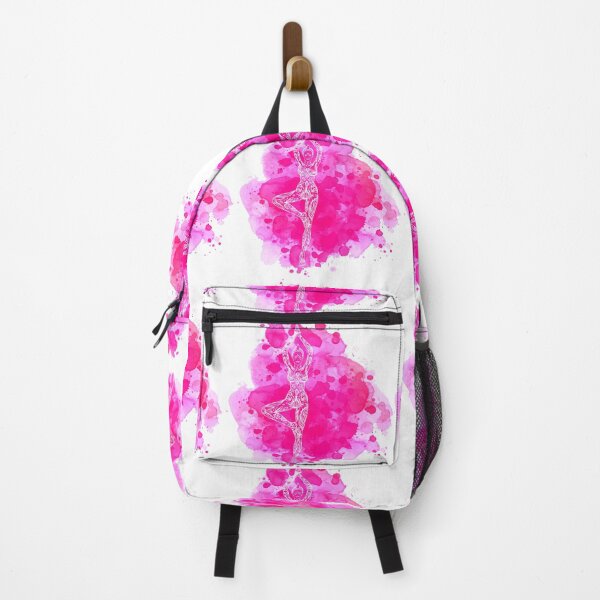 Item preview, Tree Pose Pink Vriksasana designed and sold by raliceyoga.