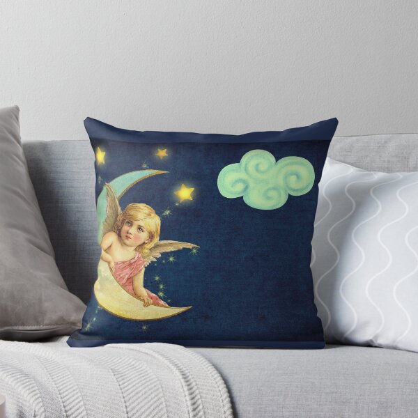 Item preview, Art Deco Angel Luna y estrellas designed and sold by checkertonetees.