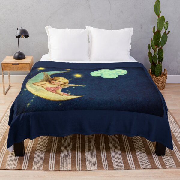 Item preview, Art Deco Angel Moon and Stars designed and sold by checkertonetees.