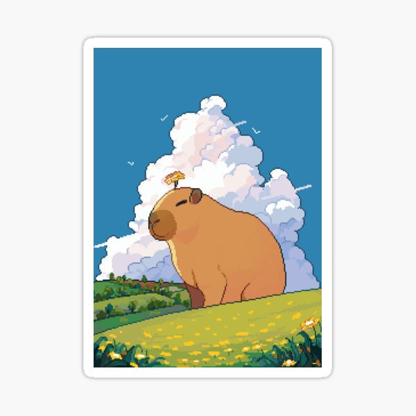 Item preview, Mount capybara designed and sold by paperfinch.