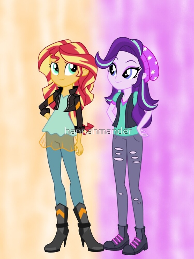 "Starlight Glimmer and Sunset Shimmer" iPhone Case by hannahmander