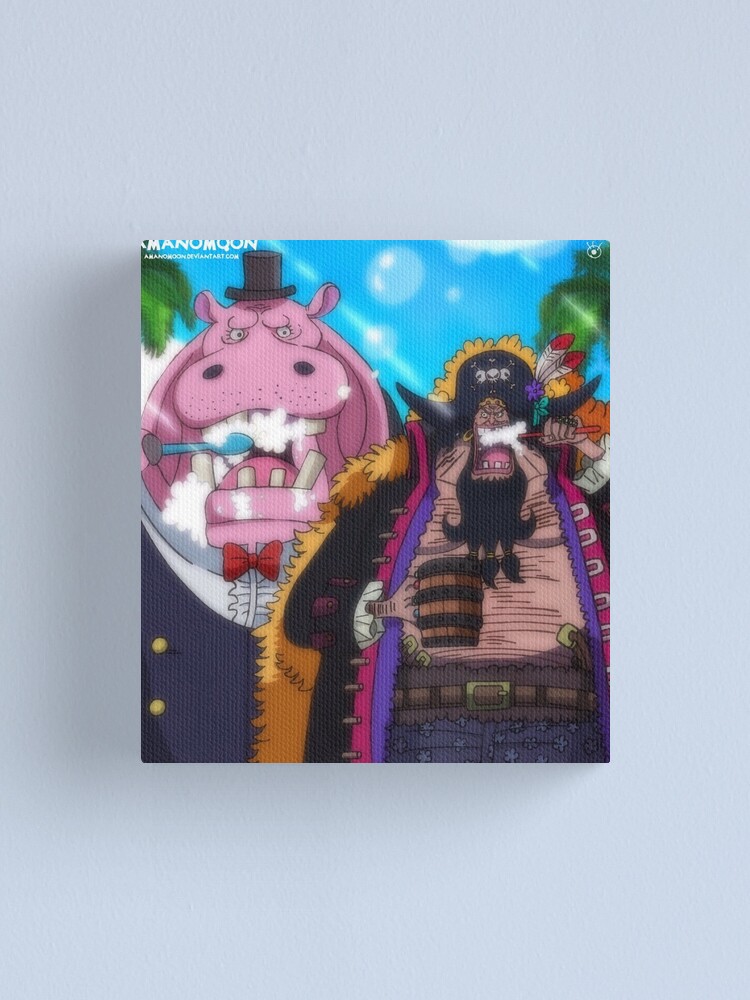 One Piece Chapter 996 Marshall D Teach Canvas Print By Amanomoon Redbubble