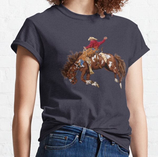Vintage rodeo cowboy Classic T-Shirt