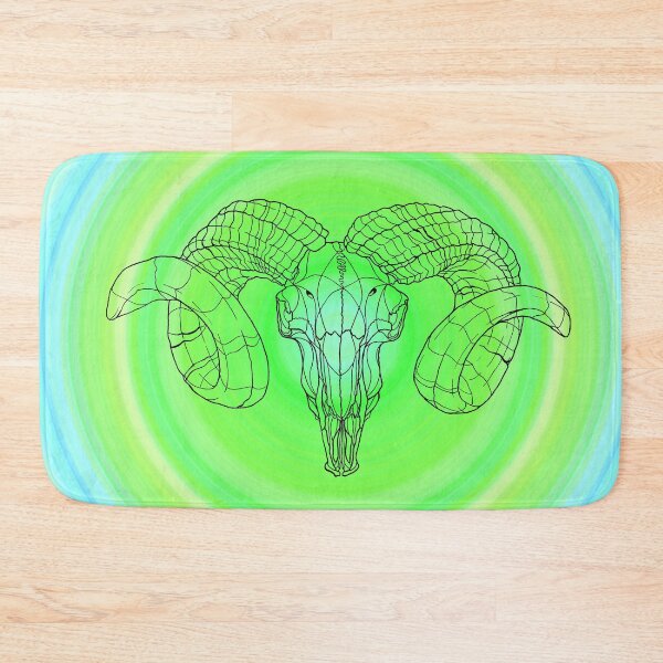 Item preview, Ram Skull Design designed and sold by TinkerandBone.