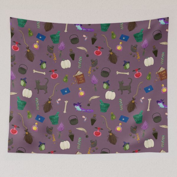 Item preview, Assorted Witchery Repeating Pattern Light purple designed and sold by Maysoulrose.