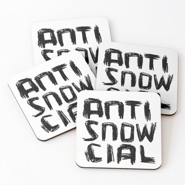Item preview, Anti Snowcial - Antisocial designed and sold by badlydrawnbabe.
