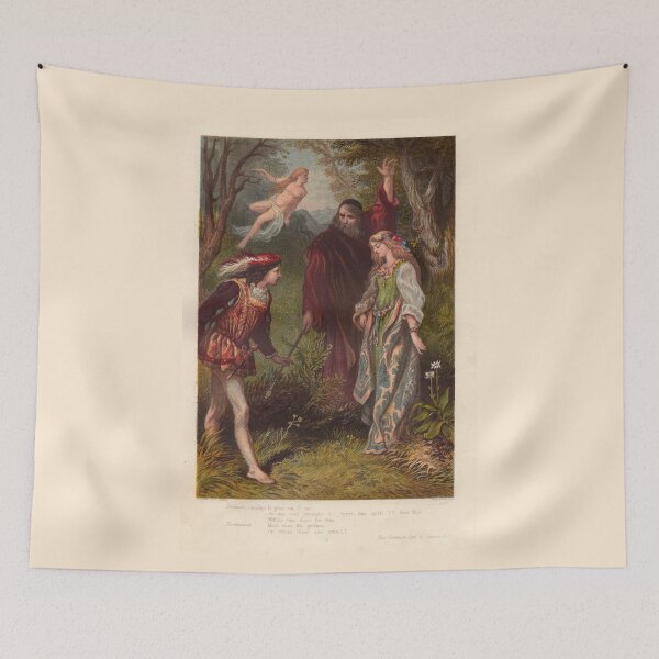 Item preview, The Tempest - Shakespeare - Historical Illustration designed and sold by iliketeas.