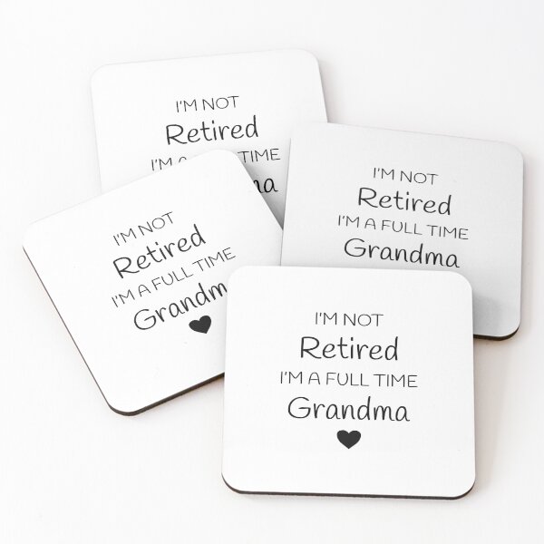 Item preview, I’m not retired I’m a full time grandma, Grandma gift, Grandparent, Full time nana designed and sold by cyhdesign.