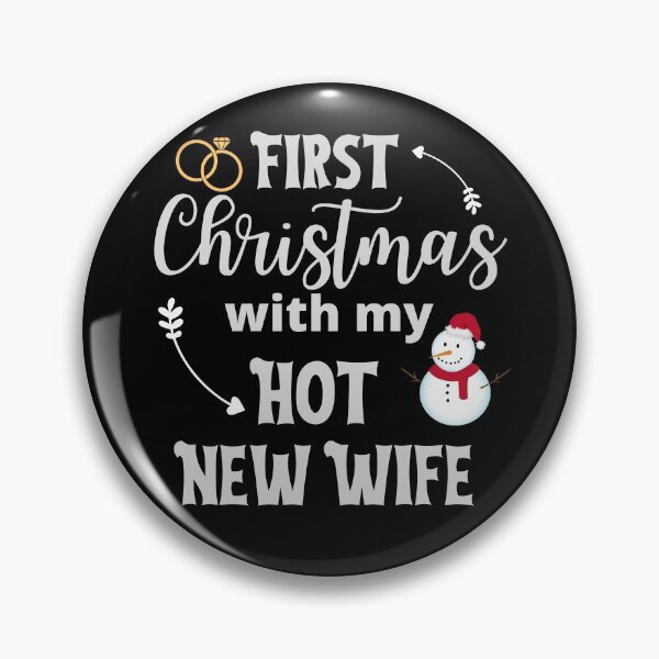 Item preview, Primera Navidad con mi nuevo muñeco de nieve caliente esposa designed and sold by ModkMerch.